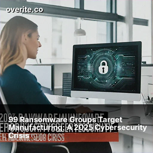 99 Ransomware Groups Target Manufacturing: A 2025 Cybersecurity Crisis