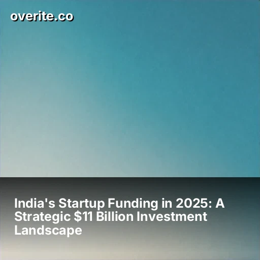 India's Startup Funding in 2025: A Strategic $11 Billion Investment Landscape